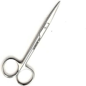 Tijeras de Corte de Tejido Iridiano Manuales de Acero Inoxidable, Punta Afilada Recta, Instrumento de Cirugía Oftálmica de Precisión para Ojos - Product Image 4