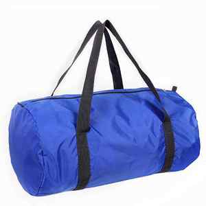 Sac de sport pliable en polyester léger et résistant à l'eau, avec fermeture éclair, style vintage, pour l'exercice, le fitness, les voyages et les week-ends - Product Image 4