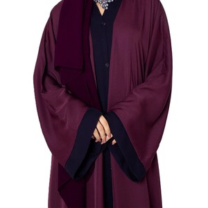 Vestido Abaya de Manga Ancha, Diseño Liso, Ropa Modesta, Proveedor Mayorista, Fabricante, Vestido Abaya de Manga Larga - Product Image 5