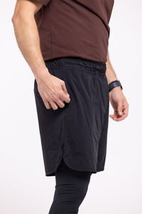 Shorts de course islamiques modestes pour hommes, shorts de sport pour hommes musulmans, couvre-awrah, longueur genou, respirant, vêtements de sport - Product Image 6