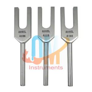 Diapasón de Acero Inoxidable de Alta Calidad para Suministros Médicos Portátiles OldMed Instruments, Pesas Fijas, No Magnético, Resistente a la Corrosión - Product Image 3