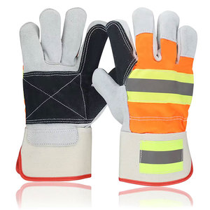 Cowhide Grain Leather Truck Driving Gloves Industrial Work Safety Gloves for Hand Arm Protection Personal Protective Equipment - Product Image 1