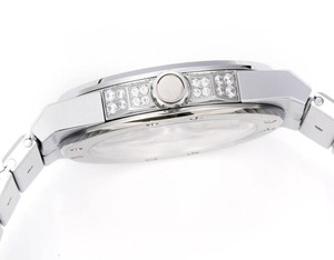 Montre mécanique automatique pour homme, moderne, élégante, de luxe, avec lunette sertie de diamants bleus, moissanite, sportive, décontractée, pour les trajets quotidiens - Product Image 4