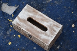 Factory Wholesale Cheap Wooden Dryer Sheet Holder Flip <b>Lid</b> Carbonized Paulownia Wood Tissue <b>Box</b> for Home <b>Decor</b> - Product Image 3