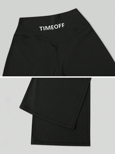 Pantalones de Yoga de Cintura Alta para Mujer, Pierna Ancha, Tallas Grandes, para Gimnasio, Entrenamiento, Fitness, Ropa Deportiva con Logotipo Personalizado - Product Image 6