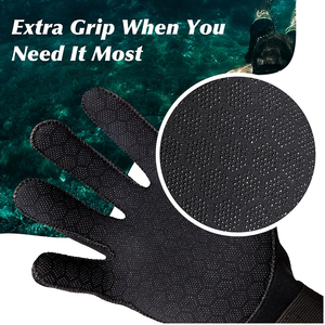 Best Stitching Product Diving Gloves Amazing Design New Good Look Easy To Wear Heavyweight Diving Gloves - Product Image 2