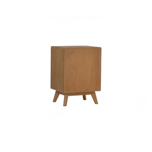 Gabinete de Acento Premium de 3 Cajones en Nogal Tennessee Claro con Patas de Madera Sólida y Chapa de Acacia para Oficinas Ejecutivas y Espacios de Lujo - Product Image 4