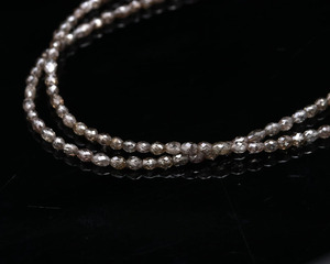 Collar de Perlas de Diamante Natural Premium de 15 Pulgadas, Joyería de Piedras Preciosas Facetadas para Mujer - Product Image 4