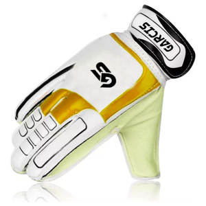 Gants de gardien de but de football en latex hybride blanc et jaune, en cuir, respirants, légers, pour match et entraînement - Product Image 6