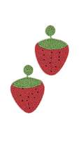 Boucles d'oreilles pendantes ananas perlées faites à la main pour femme, bijoux bohèmes tendance, accessoires de fête, en résine acrylique jaune et verte