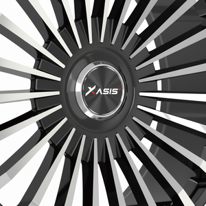 Flow Forming Alloy Wheels Multi Spoke Gloss Black with Machine Face Passenger Car Rims - Product Image 2