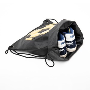 Gold foil soccer printing <b>drawstring</b> bag - Product Image 5