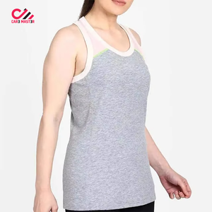 Camiseta sin Mangas para Mujer, Último Modelo en Venta, Material 100% Algodón, Transpirable, de Secado Rápido, para Gimnasio y Fitness - Product Image 2