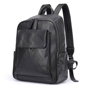 Soft Leather <b>Backpack</b> <b>Daily</b> Leather <b>Backpack</b> Durable Leather <b>Backpack</b> Multi Use Storage Pack - Product Image 1