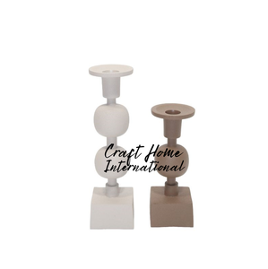 Candelabro de Aluminio Hecho a Mano de Estilo Nórdico, Escandinavo, Moderno y Minimalista, Impermeable, Decoración de Mesa, Centro de Mesa para el Hogar - Product Image 1