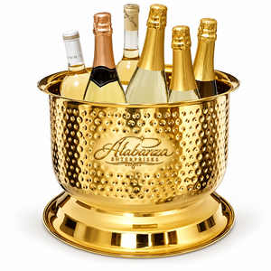Alabanza Enterprises - Enfriador de Vino de Acero Inoxidable, Soporte de Almacenamiento de Lujo para Bar, Antideslizante, 100% Biodegradable y Reutilizable - Product Image 1