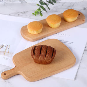 <b>White</b> Oak Bread Cutting <b>Board</b> With Handle <b>Large</b> Serving Paddle For Kitchen Cheese Platter Custom Wholesale Charcuterie Tray - Product Image 5