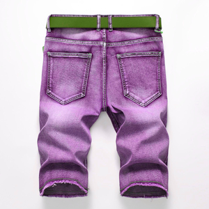 Nueva Colección de Ropa Urbana al por Mayor, Pantalones Cortos de Mezclilla de Alta Calidad para Hombre, Personalizados, Casuales - Product Image 4