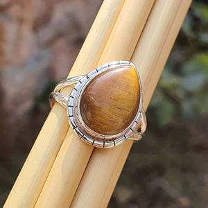 Bagues œil de tigre originales pour femmes Créateur en argent sterling 925 Bijoux populaires populaires en vogue Vente d'été Fournisseurs de gros vérifiés - Product Image 2