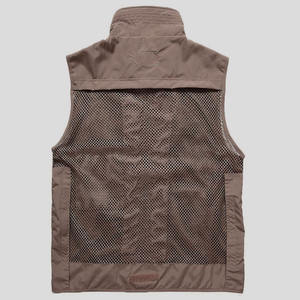 Chaleco de Senderismo para Hombre, Estilo Único, Sin Mangas, Softshell, Cremallera Completa, Cortavientos, Diseño Personalizado, Deportivo, para Viajes - Product Image 4