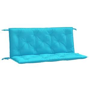 Ensemble de 2 coussins de banc de jardin turquoise - Product Image 2