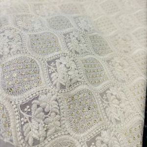 Tissu brodé de qualité supérieure pour vêtements de mode féminine, vêtements de créateurs, robes de soirée, kaftans, abayas, vêtements de mariée - Product Image 3