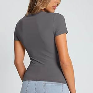 T-shirt décontracté en jersey de coton pour femme Bella Canvas - Product Image 2