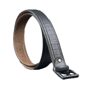 Cinturón de Vestir Elegante para Hombre OEM 2026, Cuero Genuino, Hebilla con Logo Personalizado, Estilo Formal para Jeans, Venta al Por Mayor - Product Image 1