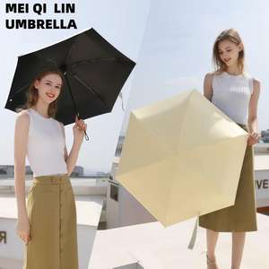 Paraguas compacto con protección UV, mini protector solar portátil para uso en exteriores - Product Image 3