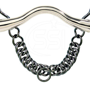 Mors Pelham en acier inoxydable de haute qualité pour l'équitation récréative et l'entraînement, durable avec structure Pelham - Product Image 3