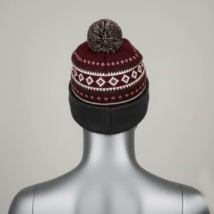 Gorros de Invierno para Hombre al por Mayor, de Alta Calidad, Acrílicos, Tejidos, Cálidos, Clásicos, para Clima Frío, con Diseño Jacquard 2026 - Product Image 6