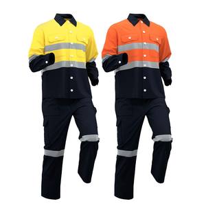 Vêtements de travail de sécurité en polyester imperméable, anti-statique, ignifuge et anti-vapeur pour l'industrie de la construction - Vente en gros - Product Image 3