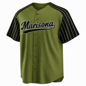 Camiseta de Béisbol Personalizada con Bordado, Manga Corta, Etiqueta Privada OEM, Secado Rápido, Transpirable, para Clubes, Equipos, Ligas, Tallas Grandes - Product Image 2