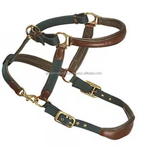 Licol de cheval haut confort et haute qualité en cuir avec matériel en laiton portable au prix de gros meilleur vendeur - Product Image 5