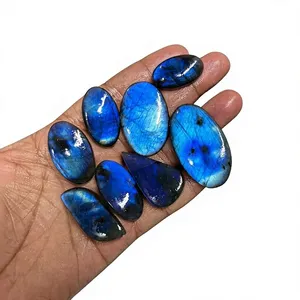 Piedra Preciosa de Labradorita Azul Natural de Alta Calidad a Granel, Precio Inmejorable, Certificada por Terceros, Tamaño Personalizable para la Fabricación de Joyas - Product Image 3
