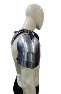 Conjunto de Armadura Medieval de Gorgeta y Hombreras de Acero Suave para Caballero, para Disfraces de Recreación Histórica - Product Image 4