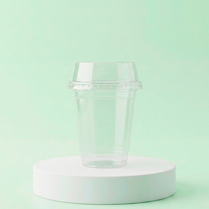 Wholesale Disposable PET Clear <b>Drink</b> <b>Cups</b> Dome Sip Lids 16 oz Single Wall PP <b>Plastic</b> <b>Cup</b> for Iced Coffee Juice Water - Product Image 1