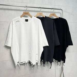 เสื้อยืดโอเวอร์ไซส์ผู้ชาย S-5XL ลายฟอกสีสไตล์วินเทจ ผ้าฝ้าย 100% เนื้อนุ่ม ใส่ได้ทั้งชายและหญิง รับสกรีนลายตามสั่ง - Product Image 2