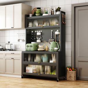 <b>Metal</b> Storage <b>Shelves</b> for Kitchen Islands & Carts - Product Image 3