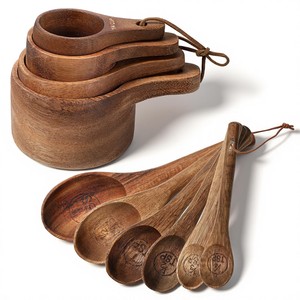 Ustensiles de cuisine en bois d'acacia (bois dur durable), bambou et bois, fabrication sur mesure, vente en gros OEM |   Aqdus Saleem Inde - Product Image 4