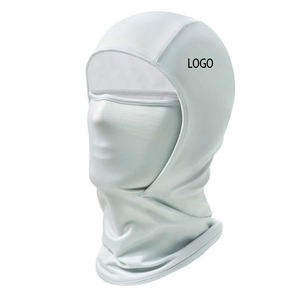 Cagoule d'été en soie glacée avec trou pour lunettes, maille respirante, protection UV, couvre-visage et cou intégral, doublure de casque pour moto, cyclisme et sports - Product Image 2