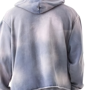 Ensemble de survêtement vintage délavé pour homme – Hoodie oversize streetwear et pantalon de jogging décontracté deux pièces - Product Image 5