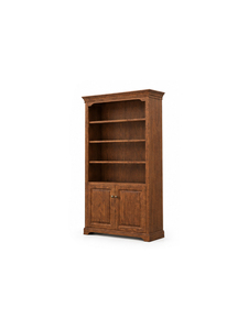 Librería Tradicional de Madera con Cuatro Estantes, Mueble de Oficina para el Hogar, Diseño Antiguo, Duradero - Product Image 2