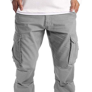 Pantalon cargo décontracté pour homme, écologique, confortable, respirant, lavé, design tendance, pantalon pour homme, best-seller - Product Image 3