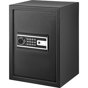 Cassaforte in Acciaio Q235 da 2,1 Piedi Cubici con Tastierino Digitale, 2 Chiavi e Controllo Accessi con Impronta Digitale per Denaro, Contanti e Gioielli - Product Image 6