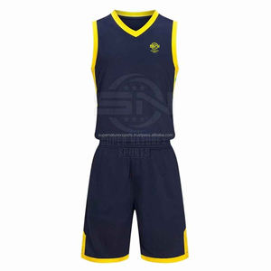 Uniforme de baloncesto transpirable OEM para conjuntos de ropa deportiva de talla grande juvenil a un precio razonable a la venta. - Product Image 1