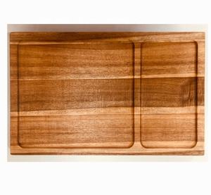 Assiette de service en bois, plateau en bois, plat en bois et planche de service du Vietnam 2025 - Product Image 1