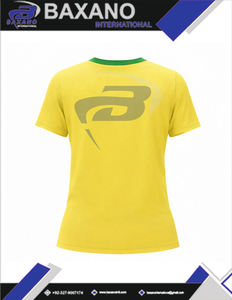 Camiseta de la Hermandad Chi Eta Phi con Cuello en Contraste Amarillo y Verde, 100% Algodón, Transpirable, Estilo Urbano, Camiseta CEPhi Sorority - Product Image 6