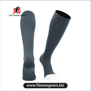 Knee High <b>Compression</b> <b>Socks</b> Breathable Spandex Polyester <b>Running</b> Solid Adult Summer - Product Image 1