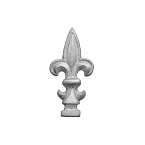 Decorative Fleur De Lis Aluminum Railing Finial Ornamental Fence Spear Head Villa Gate Guardrail Post Cap Fitting - Product Image 3